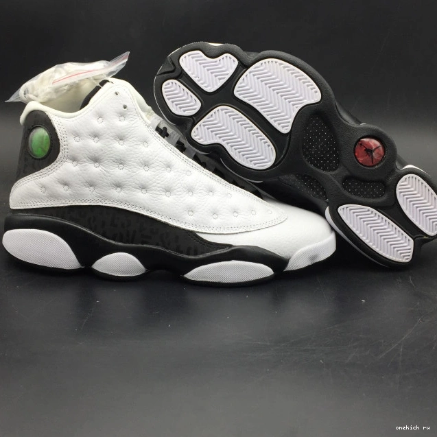 Rep Onekick JORDAN 888164-112 13 white black RETRO 